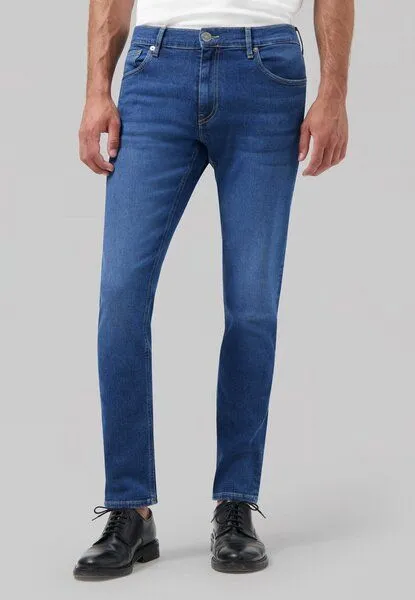 MUD Jeans MUD Jeans Jeans Regular Daily Dunn Comfort aus einem Baumwolle / Tencel Mix, Stone indigo (blau), – Produktbild 1 von 5