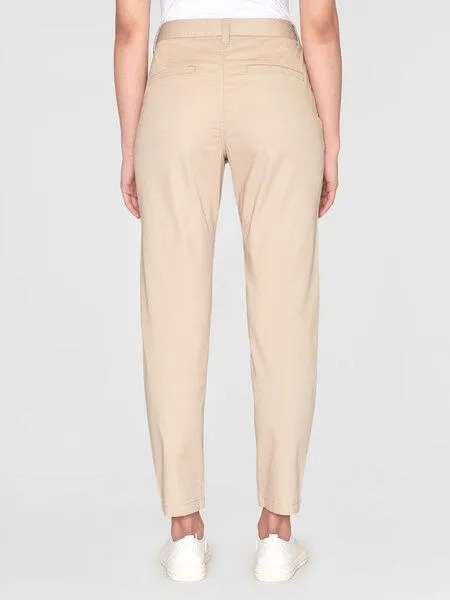 KnowledgeCotton Apparel KnowledgeCotton Apparel Chinohose - WILLOW slim chino, Beige (light feather gray), – Produktbild 2 von 4