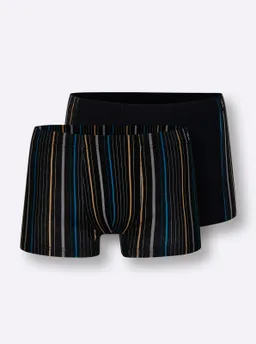 wäschepur men Pants schwarz + schwarz-gestreift – Produktbild 1 von 1