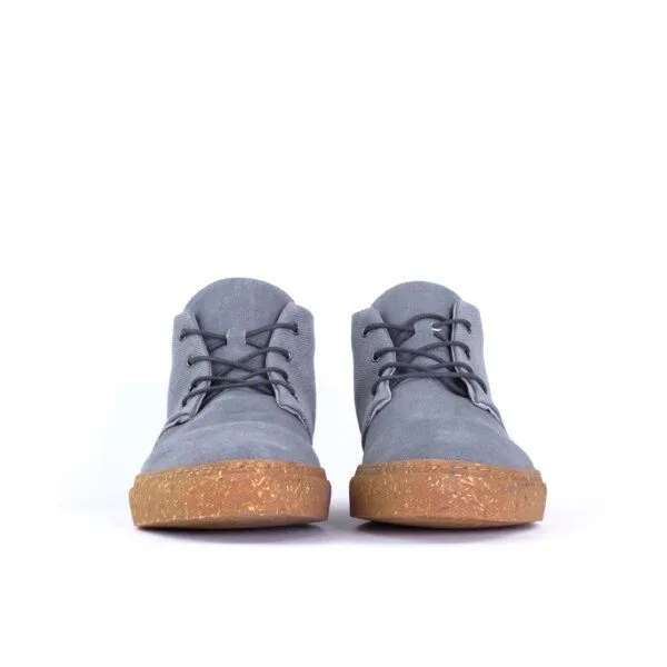 SORBAS SORBAS '59 recycelte Stoff-Sneaker, Grau, – Produktbild 3 von 4