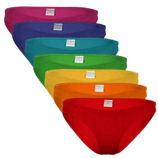 Frija Omina Frija Omina 7er Set Bio Slips, Regenbogen, – Produktbild 1 von 3