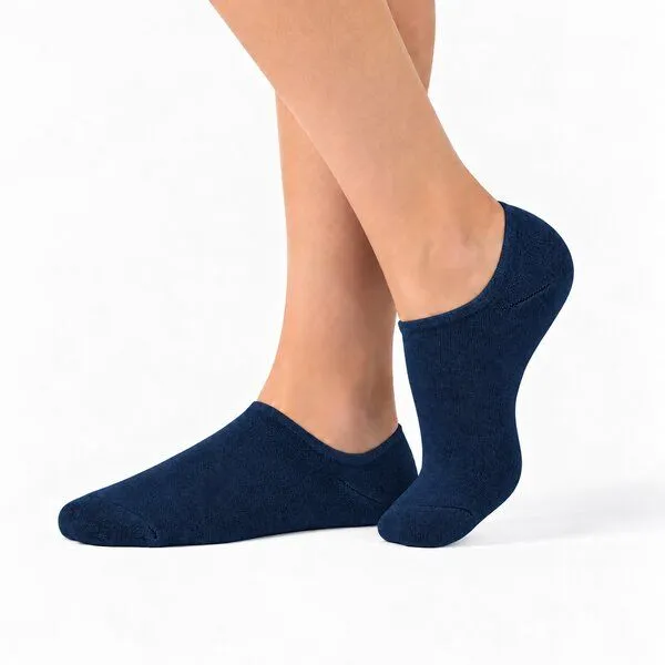 Opi and Max Opi and Max Sneaker Socken aus Bio-Baumwolle für Damen & Herren (GOTS 3er-Pack), Navy blau, – Produktbild 3 von 4