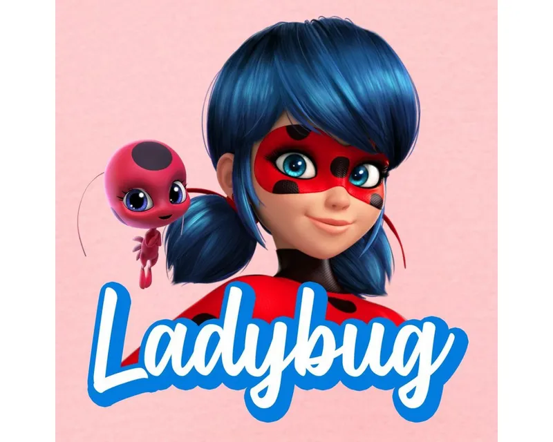 Spreadshirt Hoodie Miraculous Ladybug Tikki Kinder Premium Hoodie (1-tlg) Regular Fit, Rosa, – Produktbild 2 von 5