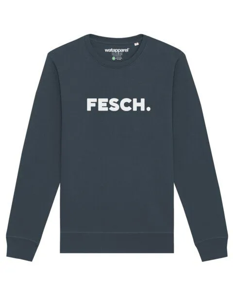 watapparel watapparel Sweatshirt Unisex Fesch, India ink grey, – Produktbild 1 von 3