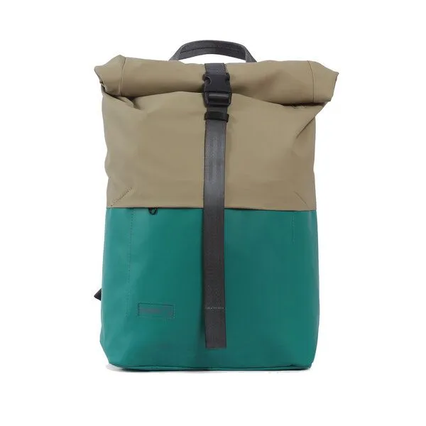 7clouds 7clouds Rolltop-Rucksack Kira 7.1, Green-camel, – Produktbild 1 von 4