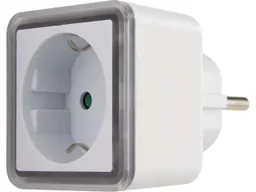 REV Nachtlicht "LED Mini" mit Steckdose & Dämmerungsautomatik, 0,5 W, weiß – Produktbild 1 von 1
