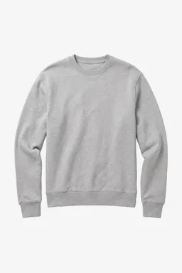 KnowledgeCotton Apparel KnowledgeCotton Apparel Herren vegan Sweatshirt Relaxed Crew Neck Grau Meliert – Produktbild 1 von 1