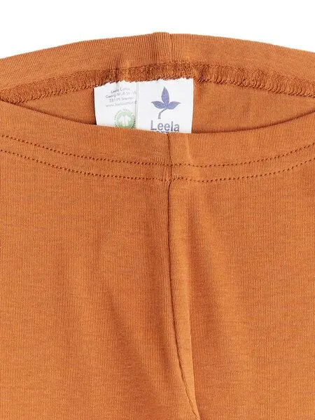 Leela Cotton Leela Cotton Baby Kinder Leggings Bio-Baumwolle Unisex 2051, Mokka (braun), – Produktbild 2 von 2