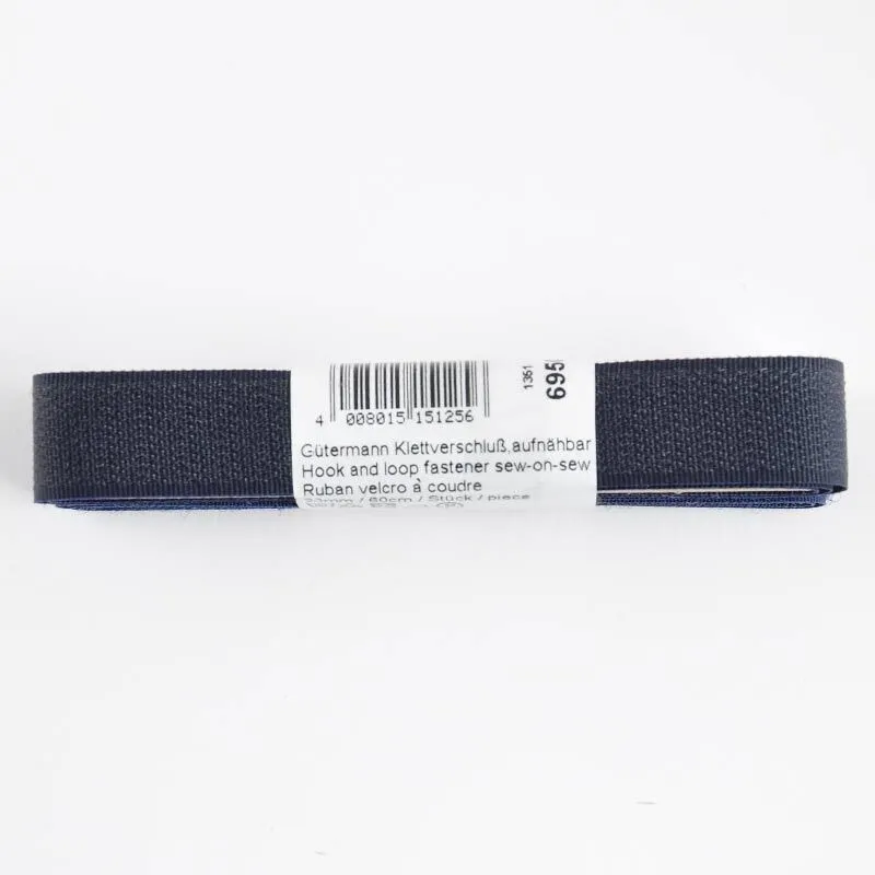 Gütermann Gütermann Klettverschluss marine 20mm 60cm, Blau, – Produktbild 1 von 1