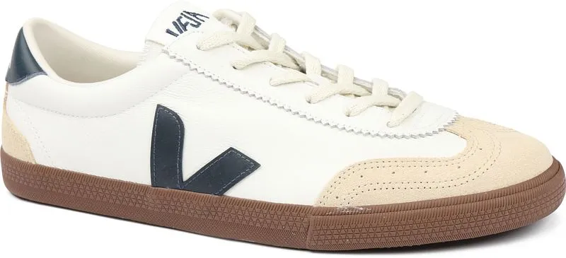 Veja Veja Herren-Sneakers Volley OT Leather White Nautico Bark – Produktbild 6 von 8