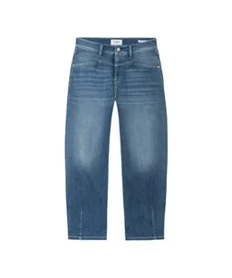 Cambio Stretch-Hose blau,Casual,Baumwolle,Unifarben,Barrel Fit,Mittel – Produktbild 1 von 1