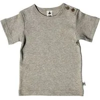 Leela Cotton Baby Kinder Kurzarmshirt Bio-Baumwolle T-shirt "Leela Cotton", Beige-melange, – Produktbild 1 von 1