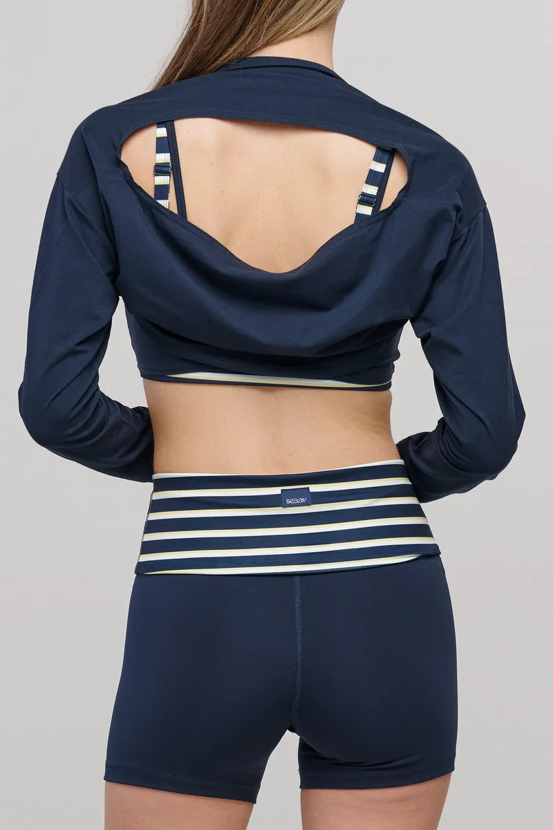 SEAAV SEAAV Damen vegan Shrug Two-Way Midnight Blue, Extra dunkelblau, – Produktbild 2 von 2
