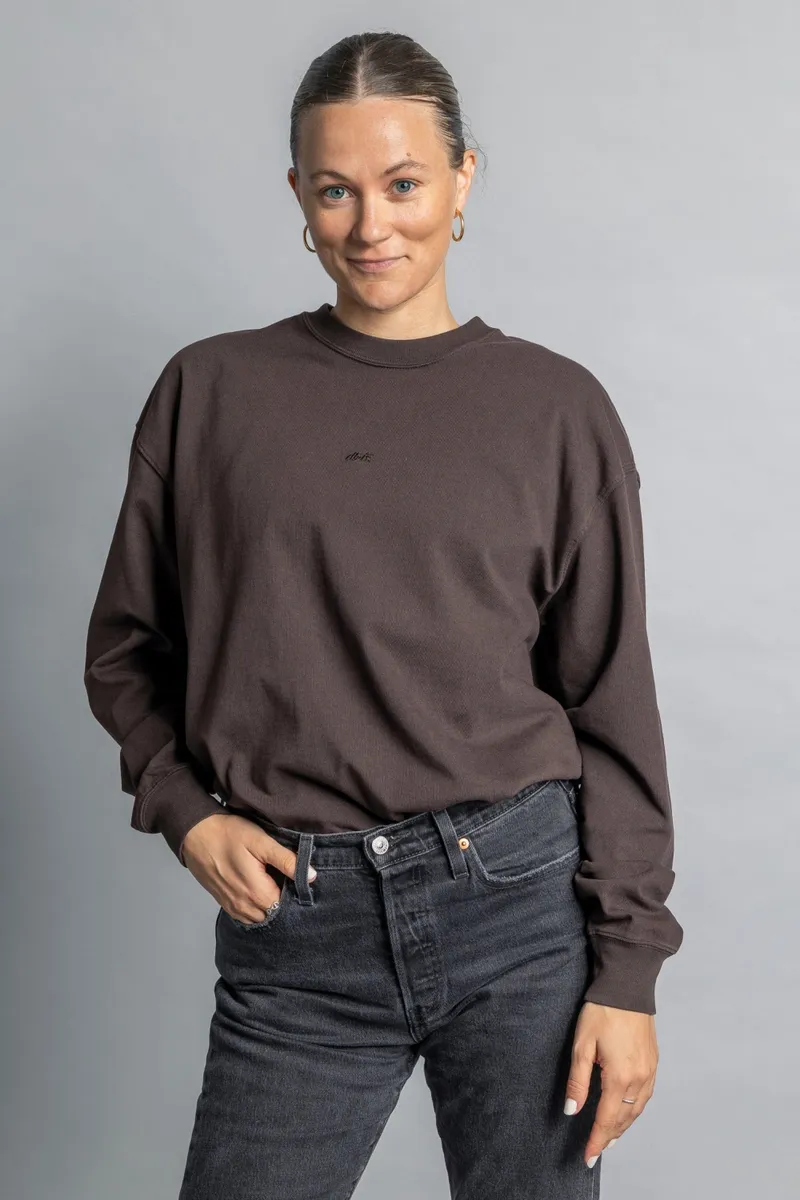 DIRTS DIRTS Herren vegan Longsleeve Espresso Braun, Braun, – Produktbild 2 von 2