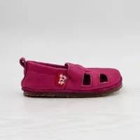 Pololo Pololo Barfußschuh "Sommer" aus pflanzlich gegerbtem Leder mit Gummisohle, Größen 20-34, Pink, – Produktbild 1 von 1
