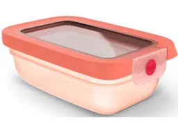 EMSA EMSA Frischhaltedose "oneClick" aus Kunststoff, 0,5 l, orange – Produktbild 1 von 1