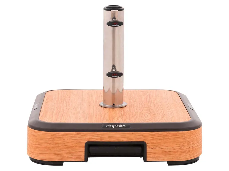 Doppler doppler Sonnenschirmständer "Alu Wood" mit Rollen, 50 kg – Produktbild 1 von 1