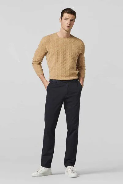 Meyer MEYER Soft Cotton Flex Chino, Blau (marine), – Produktbild 2 von 4