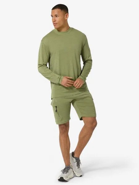 Super.Natural Super.Natural M Casual Rib Bio J LS für Herren, Sage, – Produktbild 3 von 4