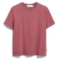 ARMEDANGELS ARMEDANGELS LUALAA Damen T-Shirt aus Bio-Baumwolle, Velvet ember, – Produktbild 1 von 1