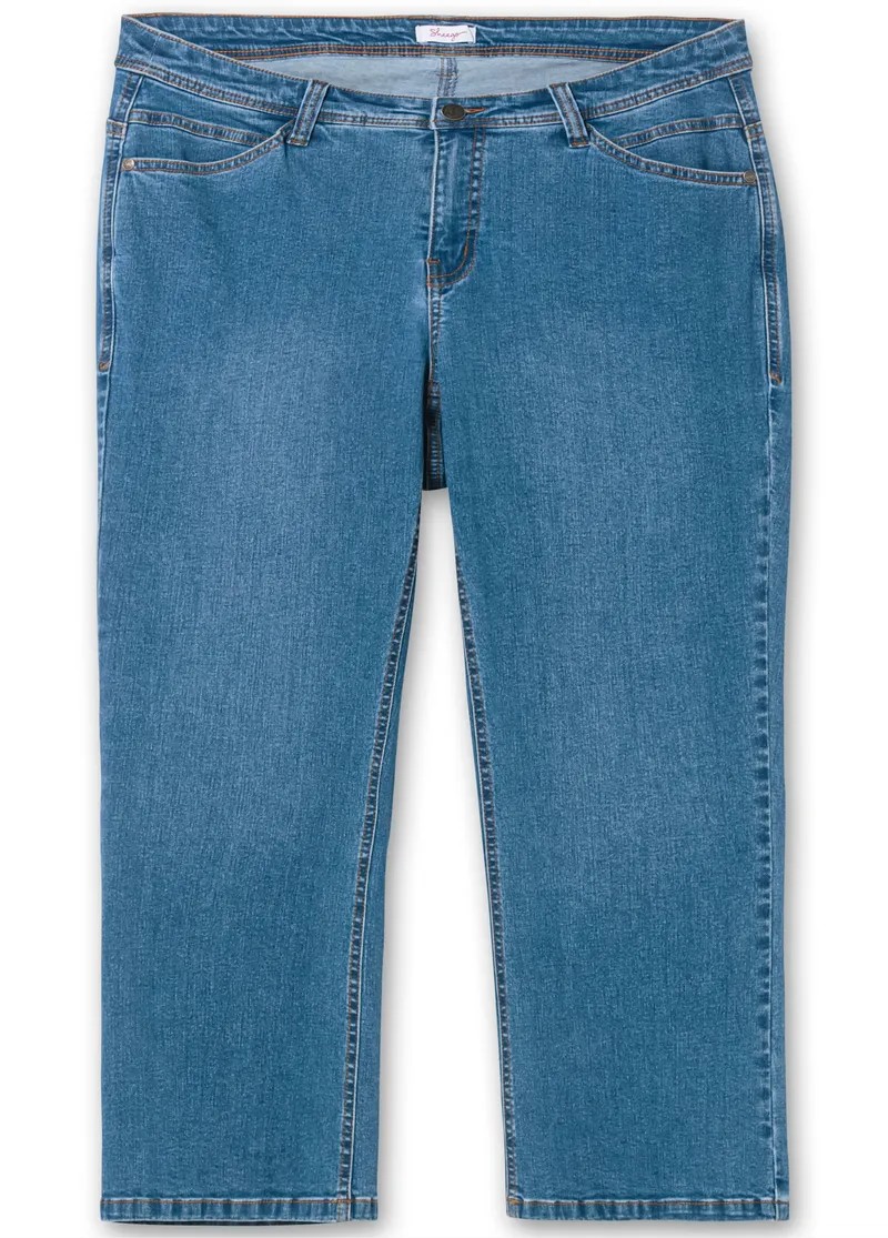 sheego 7/8-Jeans, Blue denim, – Produktbild 1 von 2