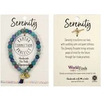 Worldfinds Worldfinds Kantha Armband "Connection", Blau, – Produktbild 1 von 1