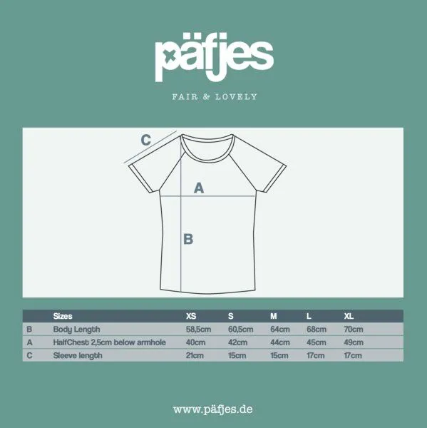 päfjes päfjes - Fair gehandeltes Basic Frauen T-Shirt mit TENCEL Lyocell, Sodalith (blau), – Produktbild 1 von 3