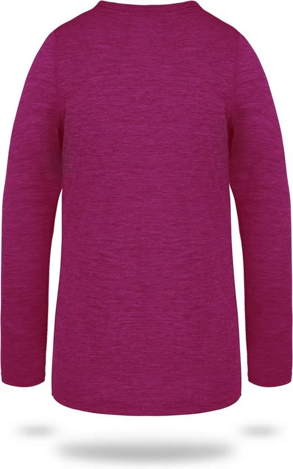 normani Funktionsshirt Kinder Merino Langarm Broome Ski-Thermounterwäsche aus 100 % Bio-Merinowolle für Junge und Mädchen, Blau, – Produktbild 4 von 5
