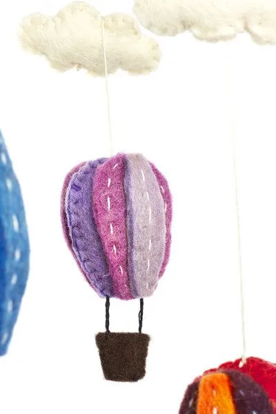 short'n'pietz short'n'pietz Mobile mit bunten Heißluftballons – Produktbild 3 von 3