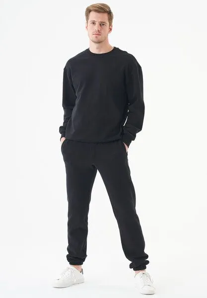 ORGANICATION ORGANICATION ESSENTIALS-PARS- Soft Touch Sweathose aus Bio-Baumwolle, Black, – Produktbild 2 von 3