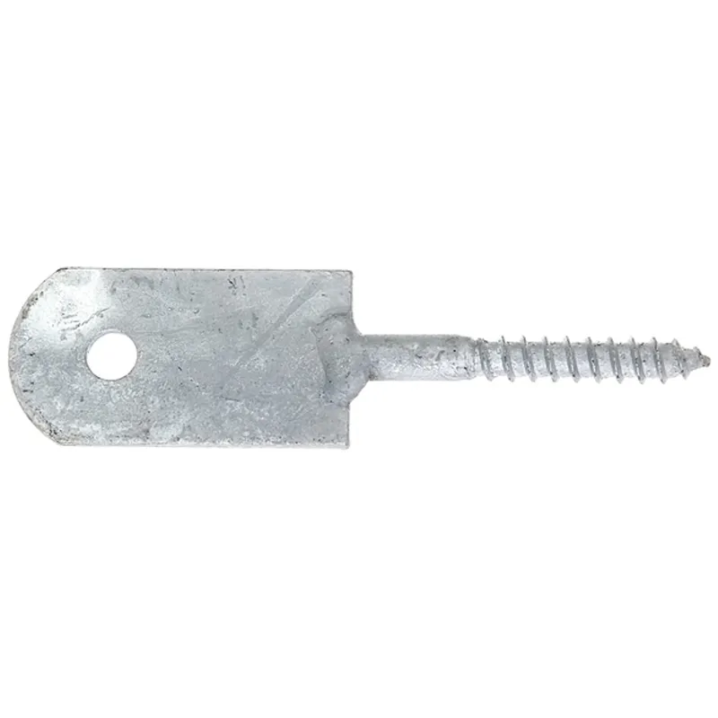 Alberts ALBERTS Zaunriegelhalter, feuerverzinkt, zum Anschrauben, Holzgewinde 8x60 mm, Länge 120 mm – Produktbild 1 von 1
