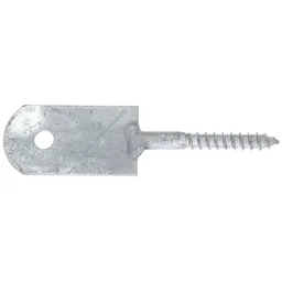 Alberts ALBERTS Zaunriegelhalter, feuerverzinkt, zum Anschrauben, Holzgewinde 8x60 mm, Länge 120 mm – Produktbild 1 von 1