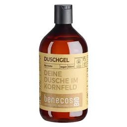 Benecos benecosBIO - Duschgel BIOHafer - DEINE DUSCHE IM KORNFELD – vegan - rPET – Produktbild 1 von 1