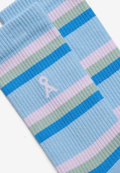 ARMEDANGELS ARMEDANGELS STRIPE Unisex Socken aus Bio-Baumwoll Mix, Blue glow, – Produktbild 1 von 2