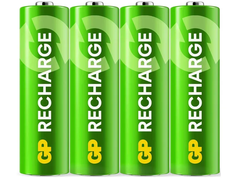 GP Battery 4er-Pack GP Battery wiederaufladbarer Akku NiMH, AA, 1,2 V, 2.100 mAh – Produktbild 2 von 2