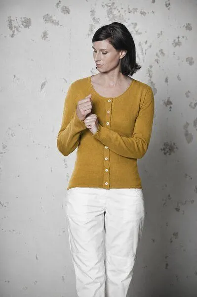 HempAge HempAge Damen Cardigan Carina, Peanut, – Produktbild 2 von 4