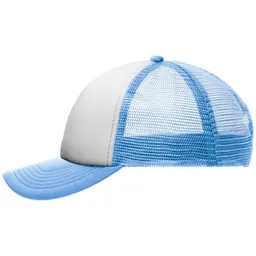Myrtle Beach myrtle beach 5 Panel Kappe Kinder MB071 Einheitsgröße white/light-blue – Produktbild 1 von 1