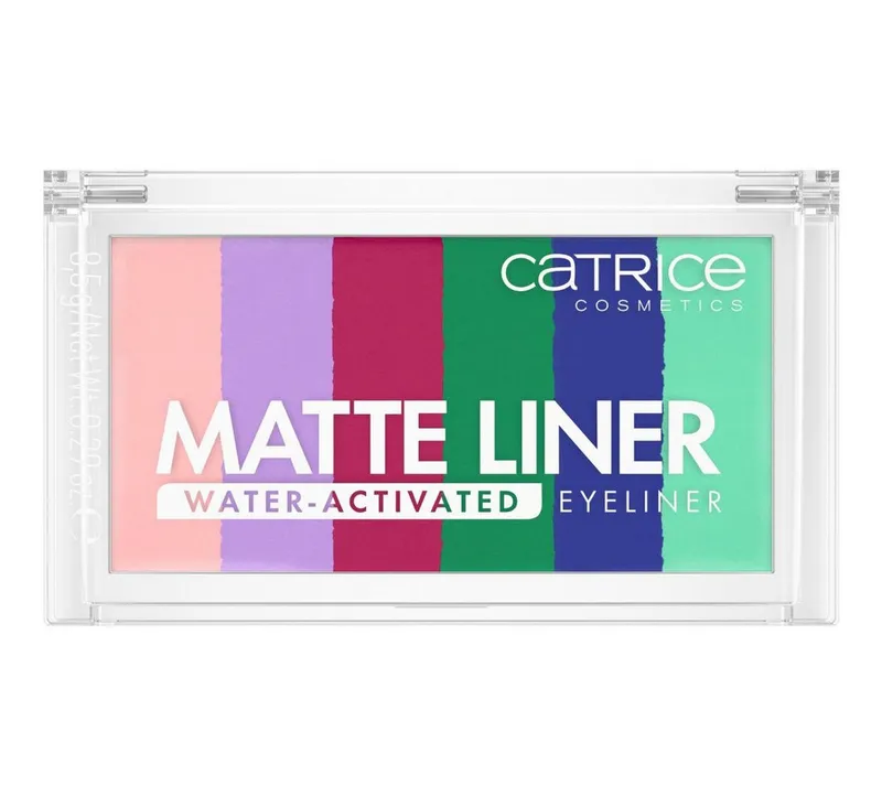 Catrice Eyeliner Matte Liner Water-Activated Eyeliner, Vegane wischfeste Textur mit leuchtenden Farben., Bunt, – Produktbild 1 von 5