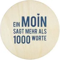 Bow Hummingbird Bow & Hummingbird Untersetzer Ein Moin sagt mehr ... – Produktbild 1 von 1