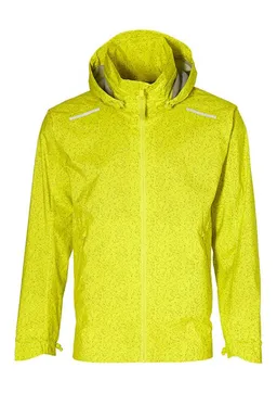 Basil Basil Skane HiVis Herren Regenjacke neongelb L - 360° reflektierend, wasserdicht & atmungsaktiv (10.000 WP/MVP), Bionic Finish® Eco, ergonomischer Schnitt & helmtaugliche Kapuze – Produktbild 1 von 1