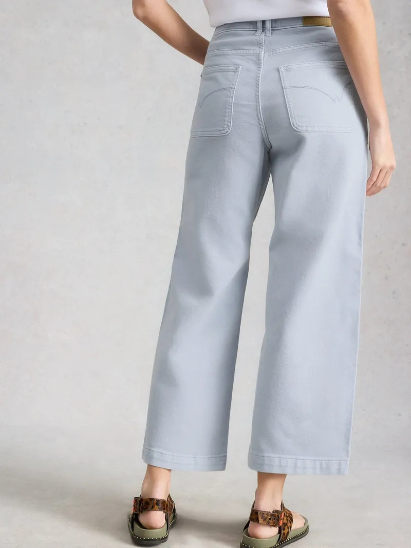 White Stuff 7/8-Jeans Tia mit weitem Bein - 52/R, Hellblau, – Produktbild 4 von 4