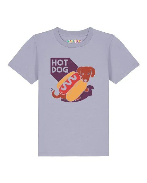 watabout.kids watabout.kids T-Shirt Kinder Hot Dog, Lavender, – Produktbild 1 von 2