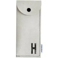 renna deluxe renna deluxe Stifteetui mit Monogramm, vegan, Federmäppchen, schwarz, braun, grau – Produktbild 1 von 1