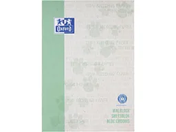 OXFORD OXFORD Recycling-Malblock A4, 100 Blatt, blanko, 90 g/m² – Produktbild 1 von 1