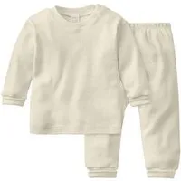 hessnatur hessnatur Pyjama Regular aus reiner Bio-Baumwolle, Natur, – Produktbild 1 von 1