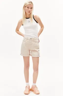 ARMEDANGELS ARMEDANGELS Damen vegan Shorts Sheaari Ungefärbt Beige – Produktbild 1 von 1