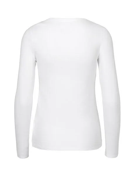 Neutral® - 3FREUNDE Neutral® - 3FREUNDE Frauen Longsleeve, Weiss, – Produktbild 3 von 4