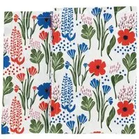 El Puente El Puente Geschirrtücher "Flower" 2er-Set | Fair Trade & Handmade aus Indien – Produktbild 1 von 1