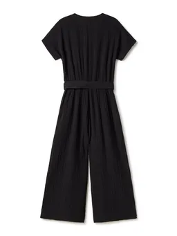 TWOTHIRDS TWOTHIRDS Damen vegan Jumpsuit Patos Schwarz – Produktbild 1 von 1