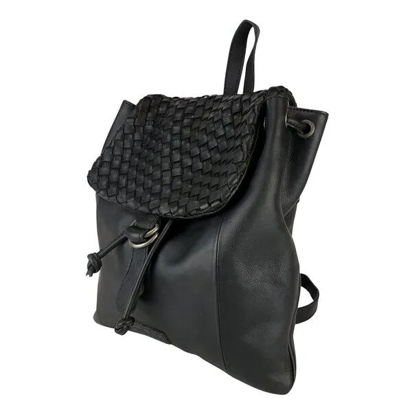 manbefair manbefair Rucksack Rosalie Leder, Schwarz, – Produktbild 2 von 4